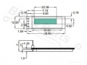 Display OLED 128x32 0.91 inch I2C Blue